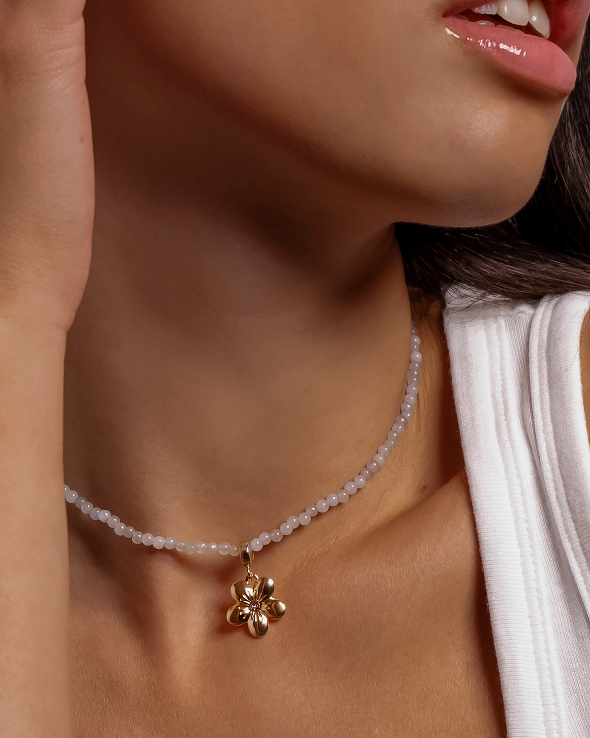 collar flores mujer de aurazzure