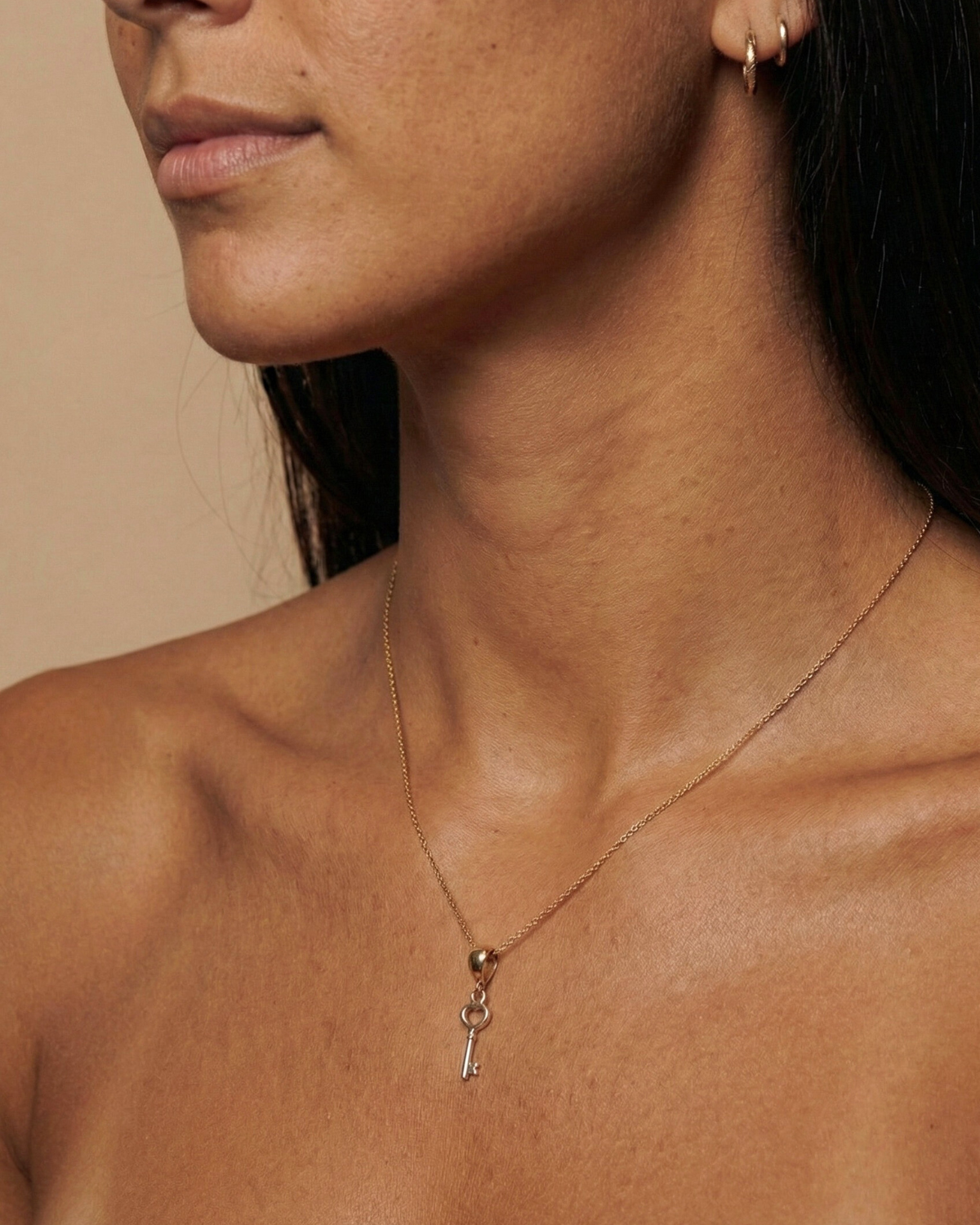 Aurazzure key to my heart necklace