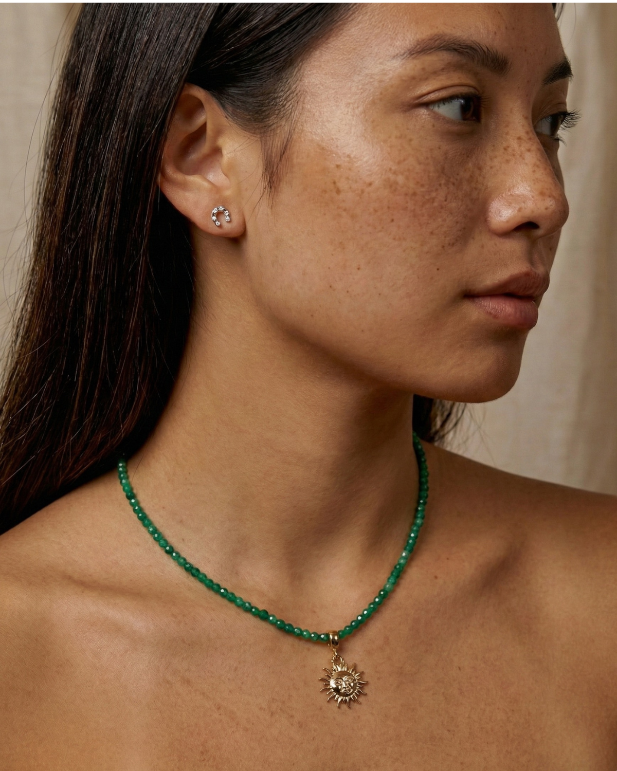 Aurazzure necklace sun good luck