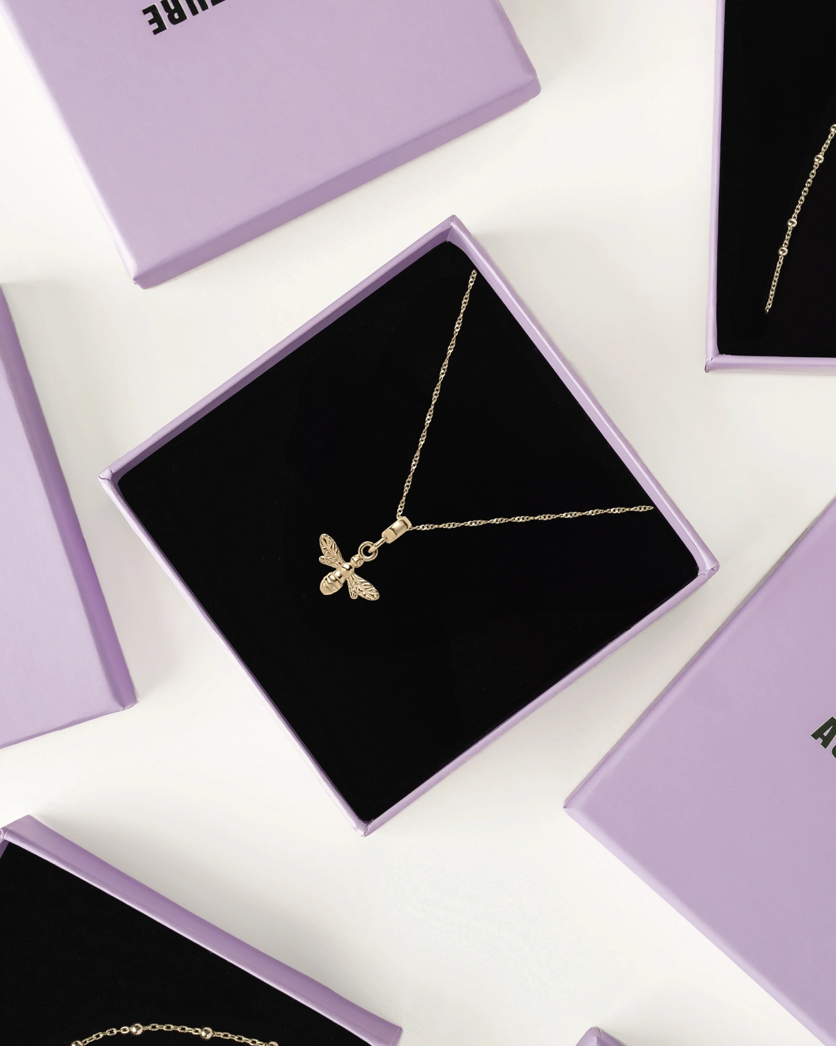 collar de plata de ley 925 de auarzzure para mujer